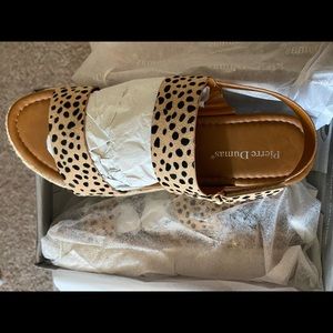 leopard sandals